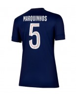 Paris Saint-Germain Marquinhos #5 Hjemmedrakt Dame 2025-26 Korte ermer